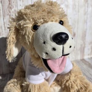 Labrador Retriever Puppy Plush Tan White Soft Stuffed Animal 14" Teddy Mountain